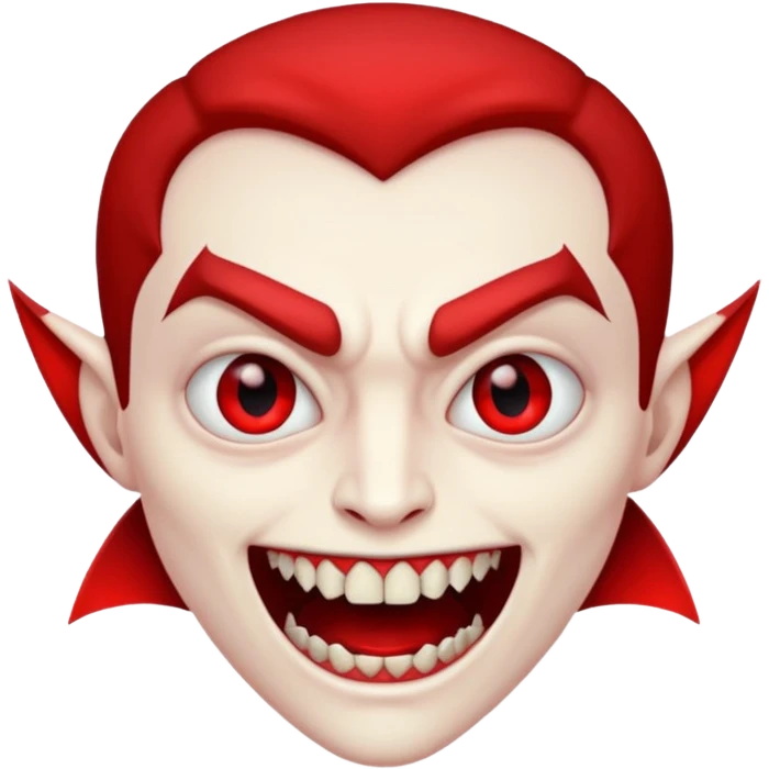 red vampire emoji