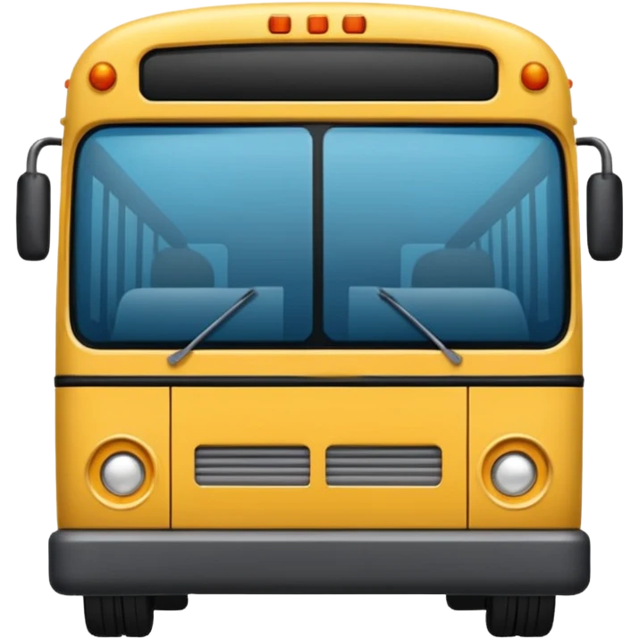Ônibus com traseira levantada emoji