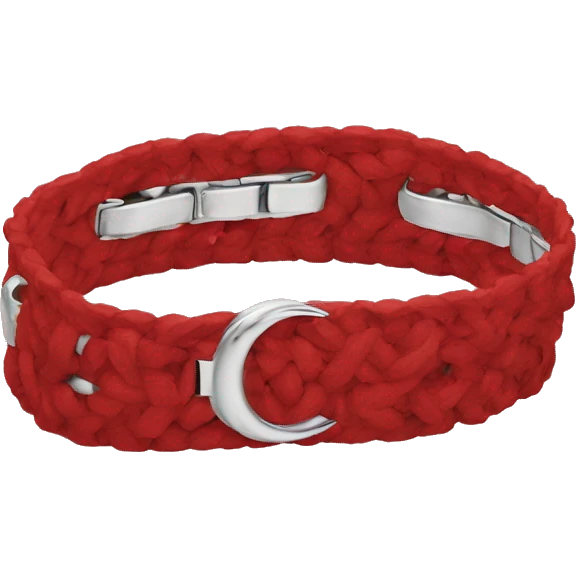 Brad bracelet that says Red emoji