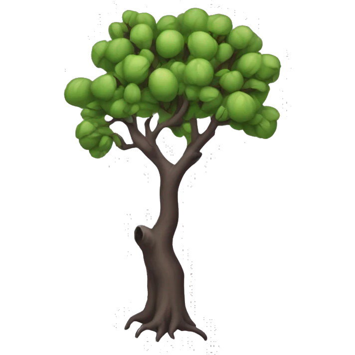 poison tree with no leaves or fruit  emoji