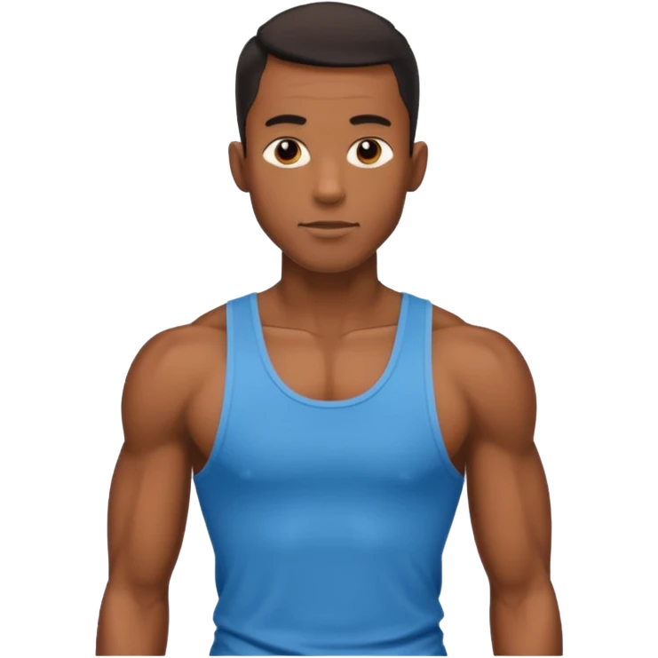 Skinny black man with gyatt emoji