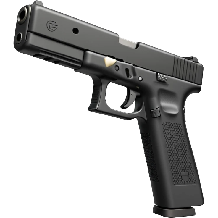 Glock 17 with an extended magazine emoji