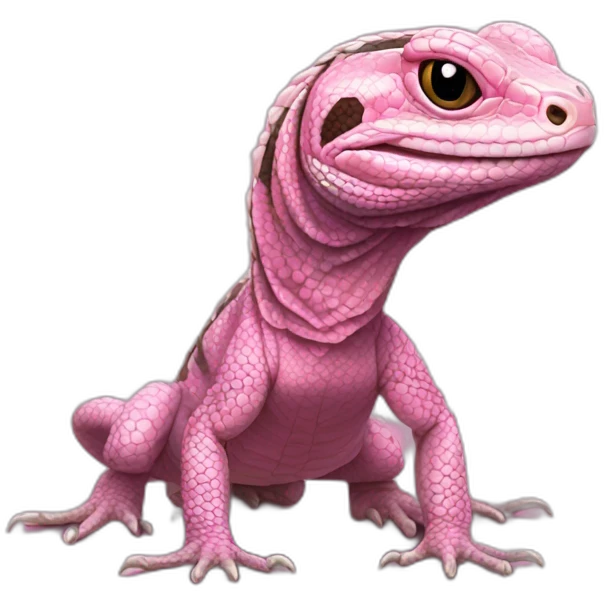 tegu lizard pink emoji