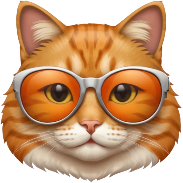 Cat wearing sunglasses emoji
