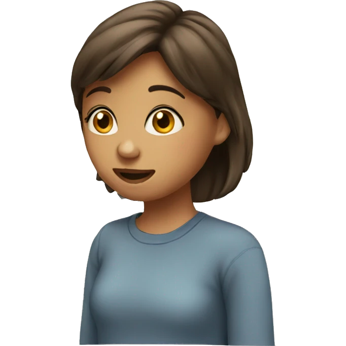 girl talking with boy emoji