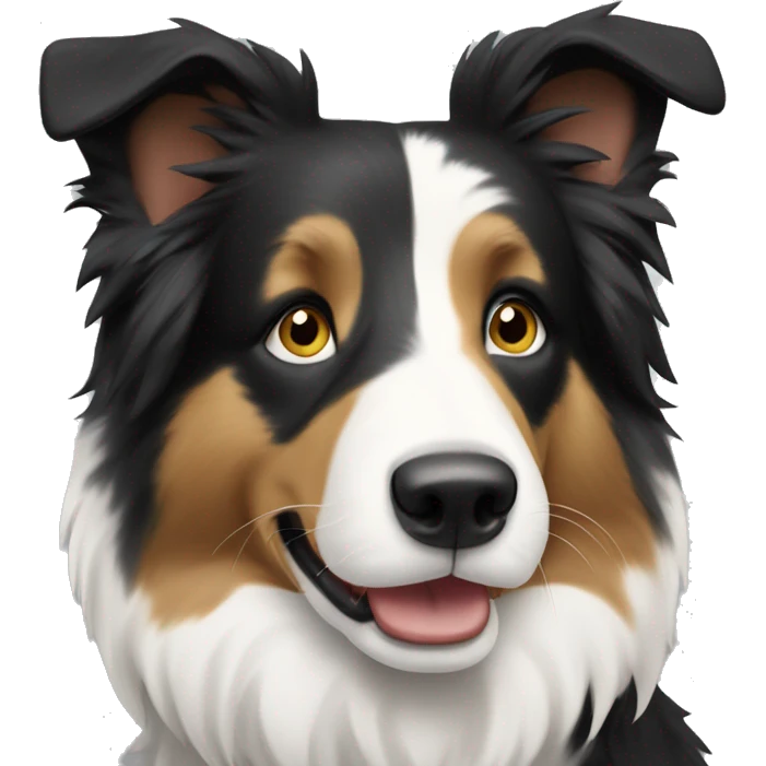 ￼Bordie collie emoji