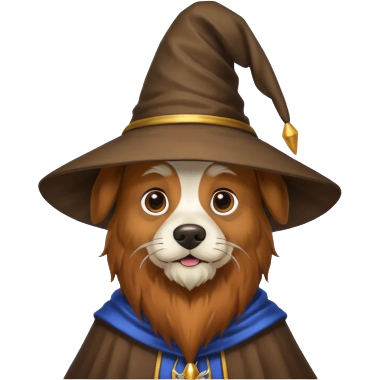 Dog wizard emoji