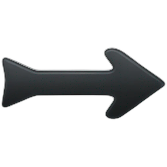 black right arrow emoji
