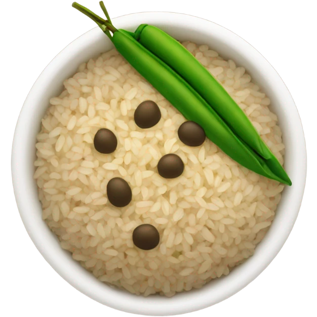 Jamaican rice and peas emoji