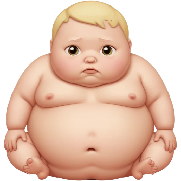 sad fat baby emoji