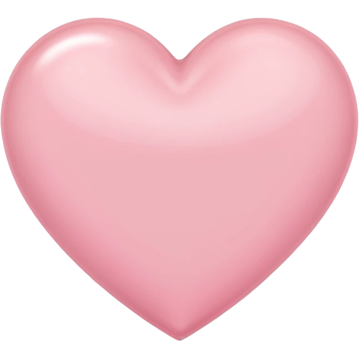 Light pink heart emoji