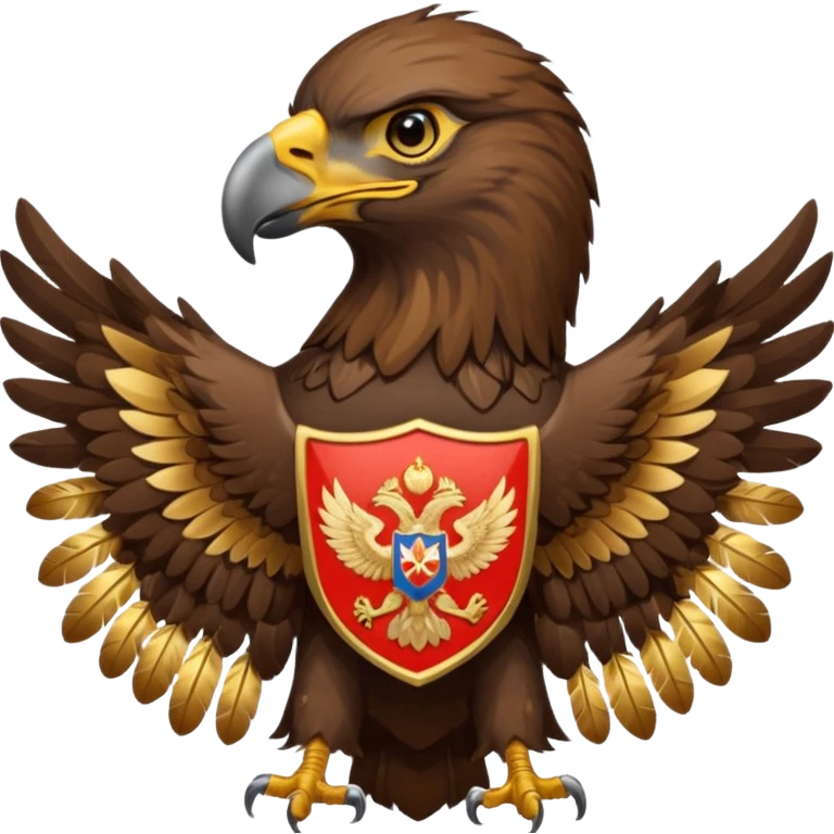 golden eagle like Russian national bird   emoji