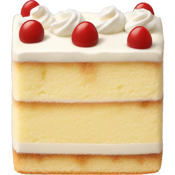 tres leche cake square and milky  emoji