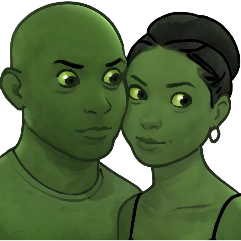 Interracial couple emoji