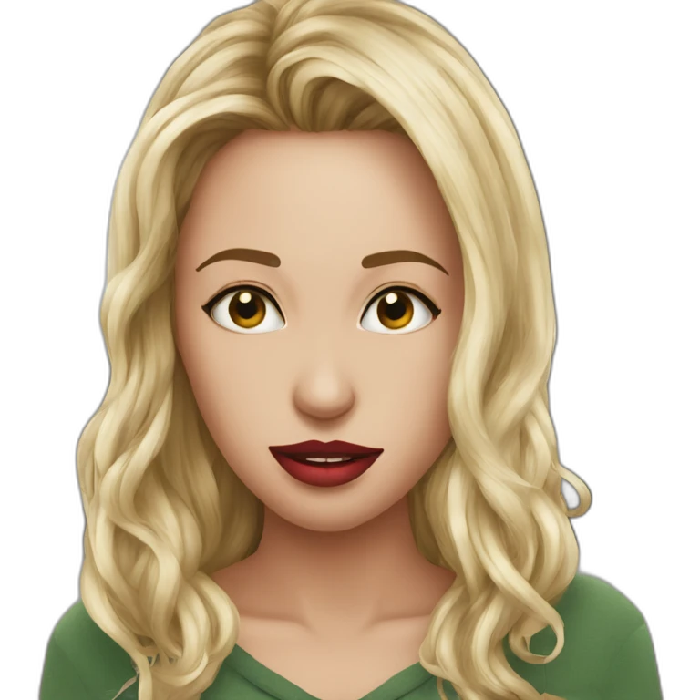 Biting lip sudutivley but funnily  emoji