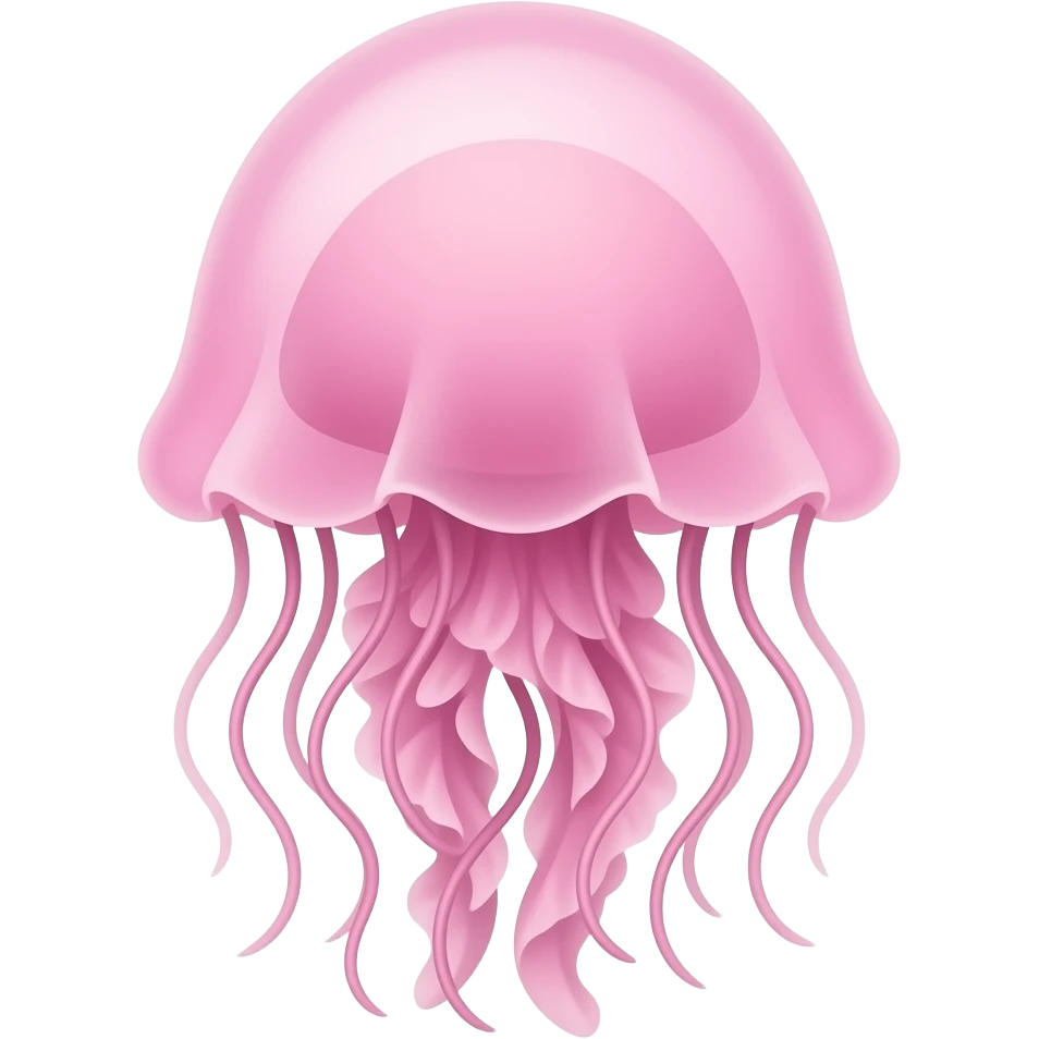 I want a pink jellyfish emoji