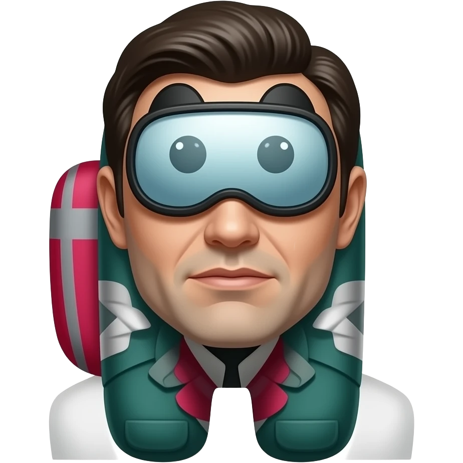 squidgame's frontman that looks like an imposter from among us emoji