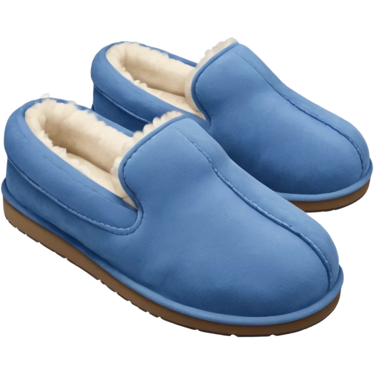 UGG slippers blue emoji