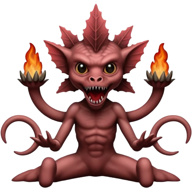 Demogorgon from stranger things emoji