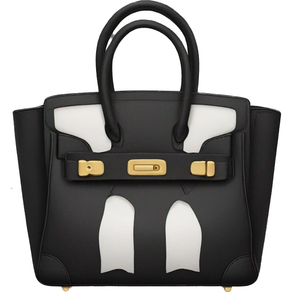 Black birkin bag  emoji