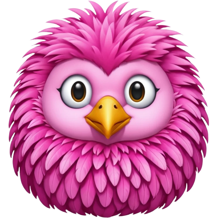 pink bird emoji