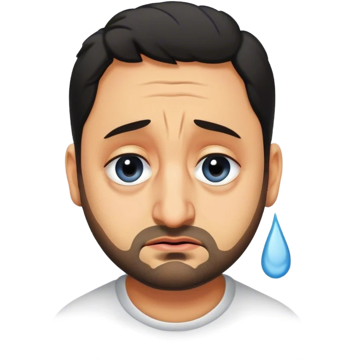 cyril hanouna crying emoji