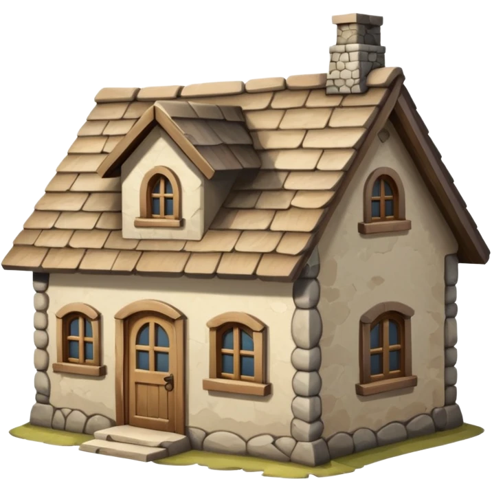cottage house emoji