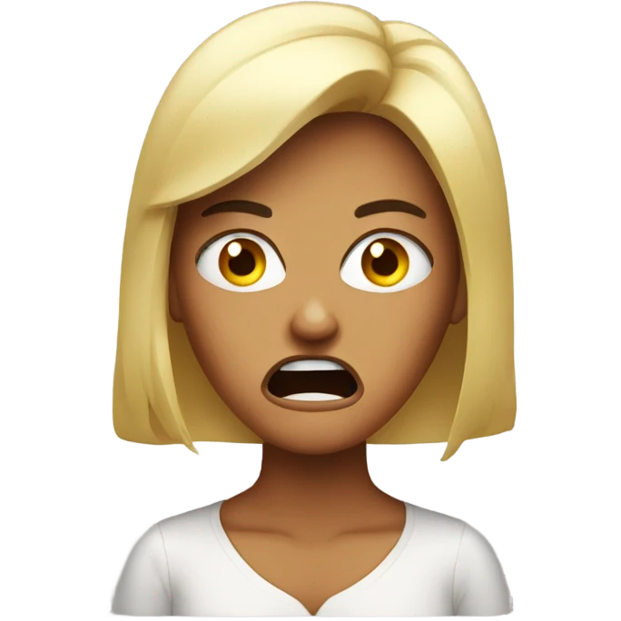 Angry woman  emoji