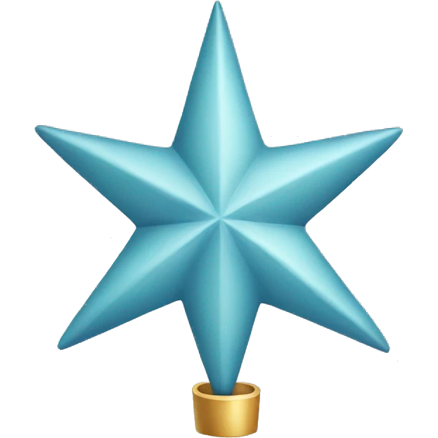 Christmas star emoji