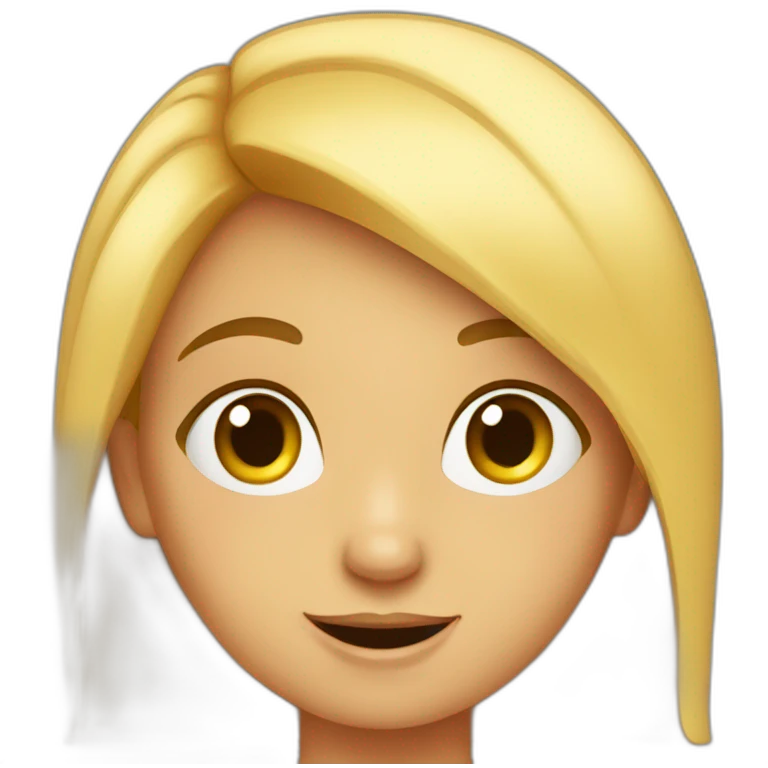 Funny girl emoji