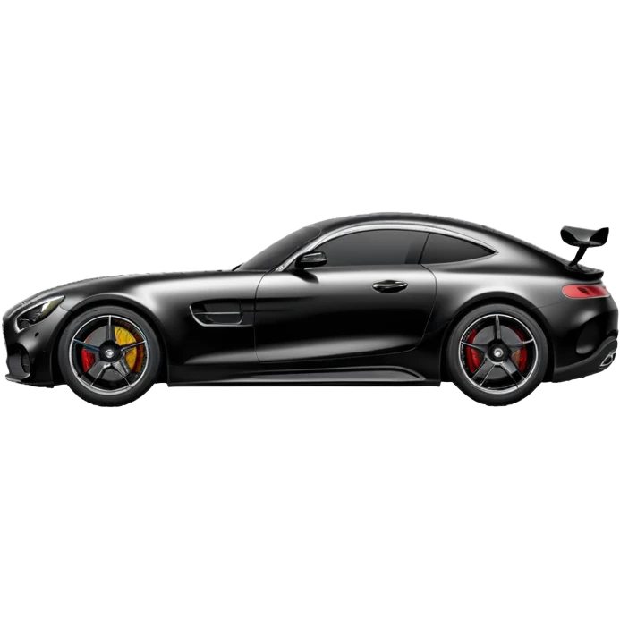 a black amg gt43 side view emoji emoji