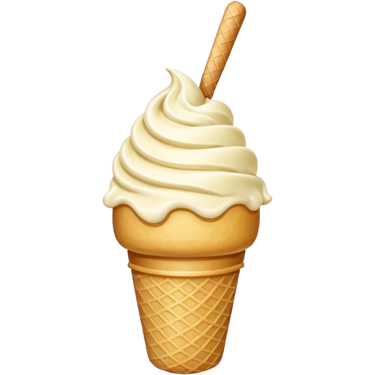 big ice cream emoji
