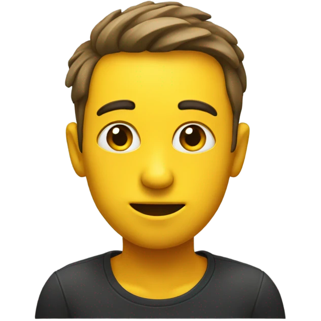 A emoji giving a side eye  emoji