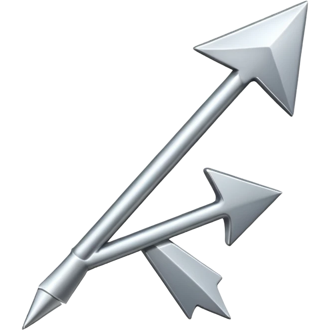 Direction Arrow towards up a single arrow  emoji