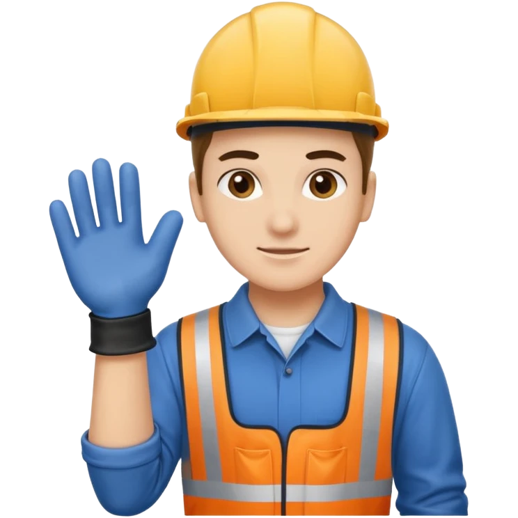 Stair Spotter + gloves, Apartment Movers. emoji