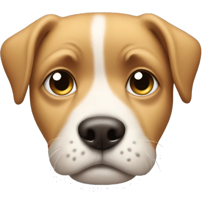 Dog with very very very sad puppy eyes emoji