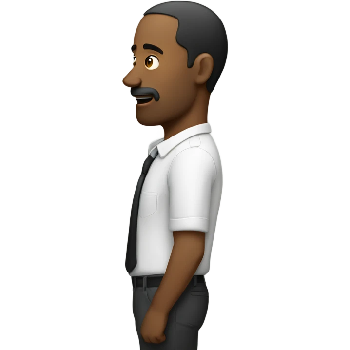 Man sideyeing emoji