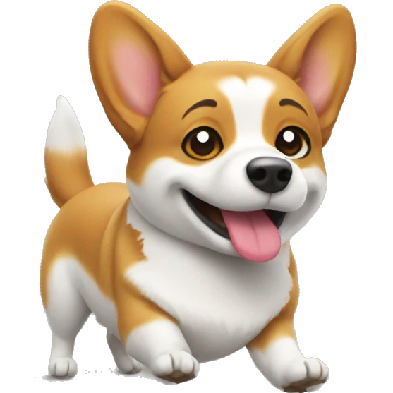 Twerking corgi emoji