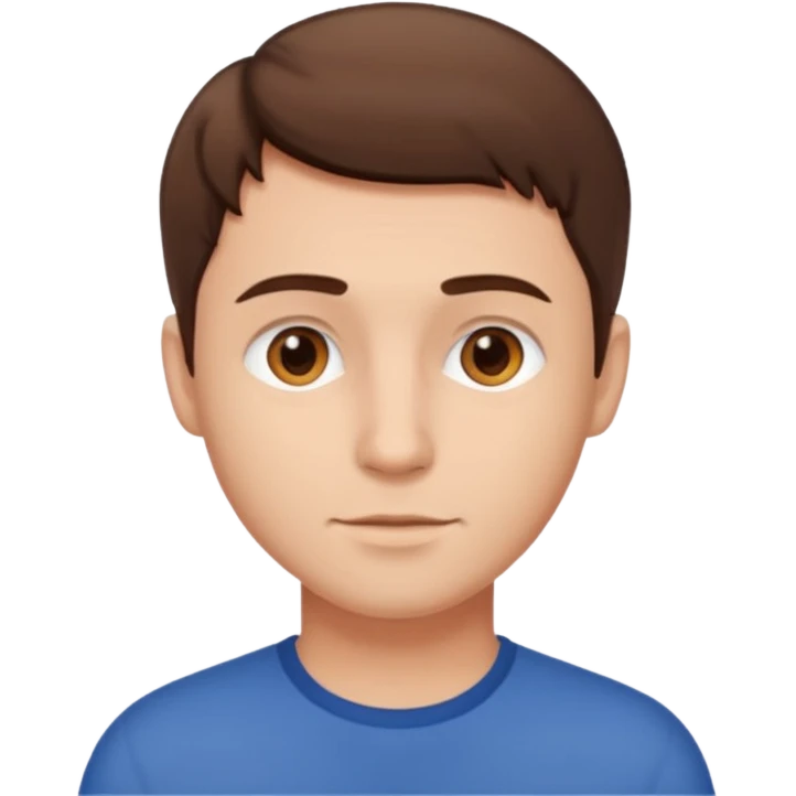 man with short hair  emoji