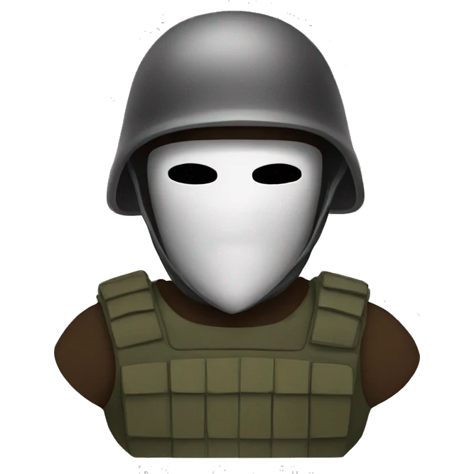masked soldier emoji