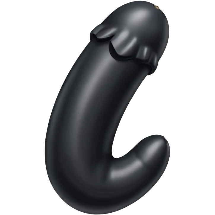 Big black penis emoji