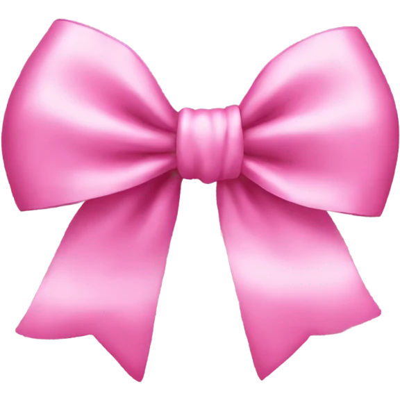 Bow pink emoji