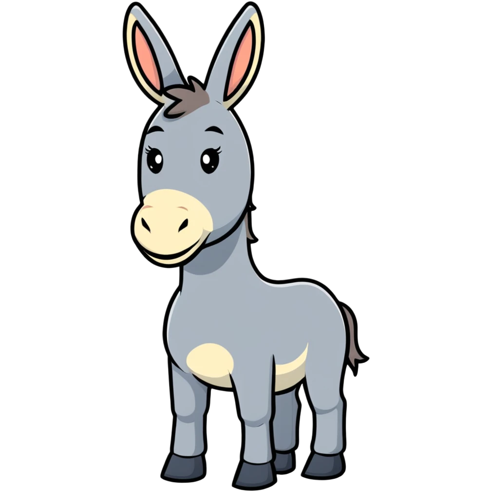 Donkey from Shrek movie emoji