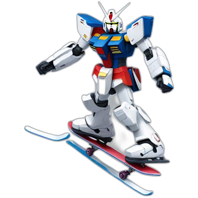 Gundam Skating emoji