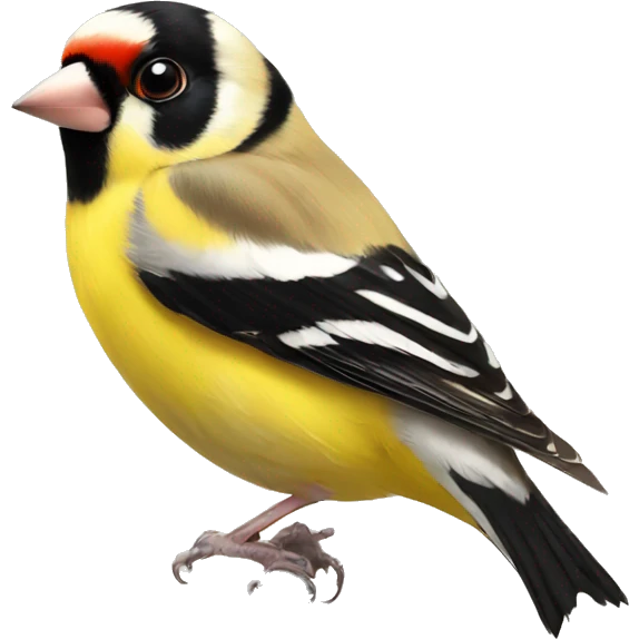goldfinch big eyed emoji