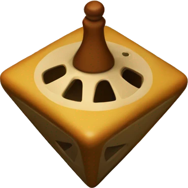 dreidle four sided spinning top  emoji