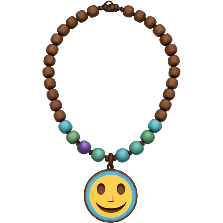 hippie necklace emoji