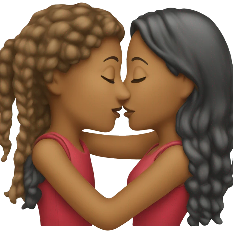 Women kissing emoji