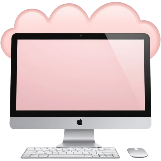 light pale pink wallpaper computer emoji