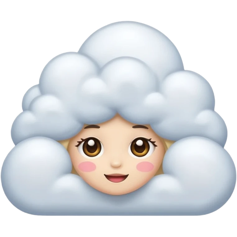 hazme una nube cute para mi tiendas de variedades femenina emoji